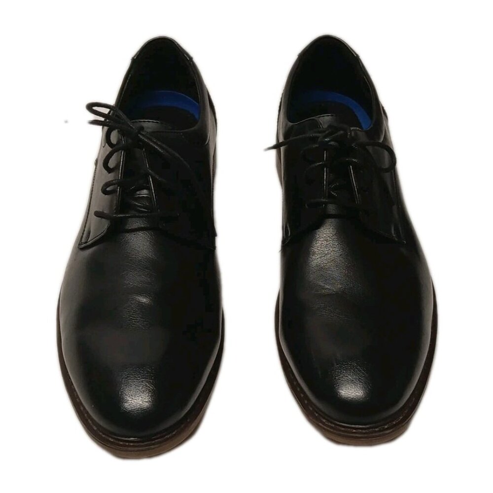 Men's Hugo Vitelli Black Dress Lace Up Shoes Size 14EEE